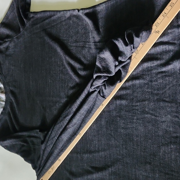 Muk Luks Rouched SleeveTop TL - Picture 10 of 14